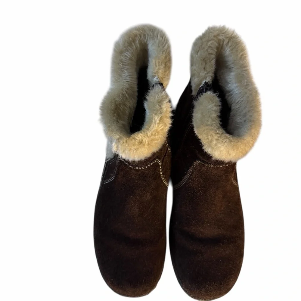 Bass Nadia Suede Leather Bootie